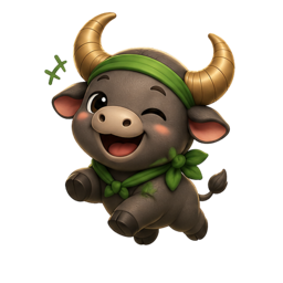 Tantan mascot — a cheerful carabao